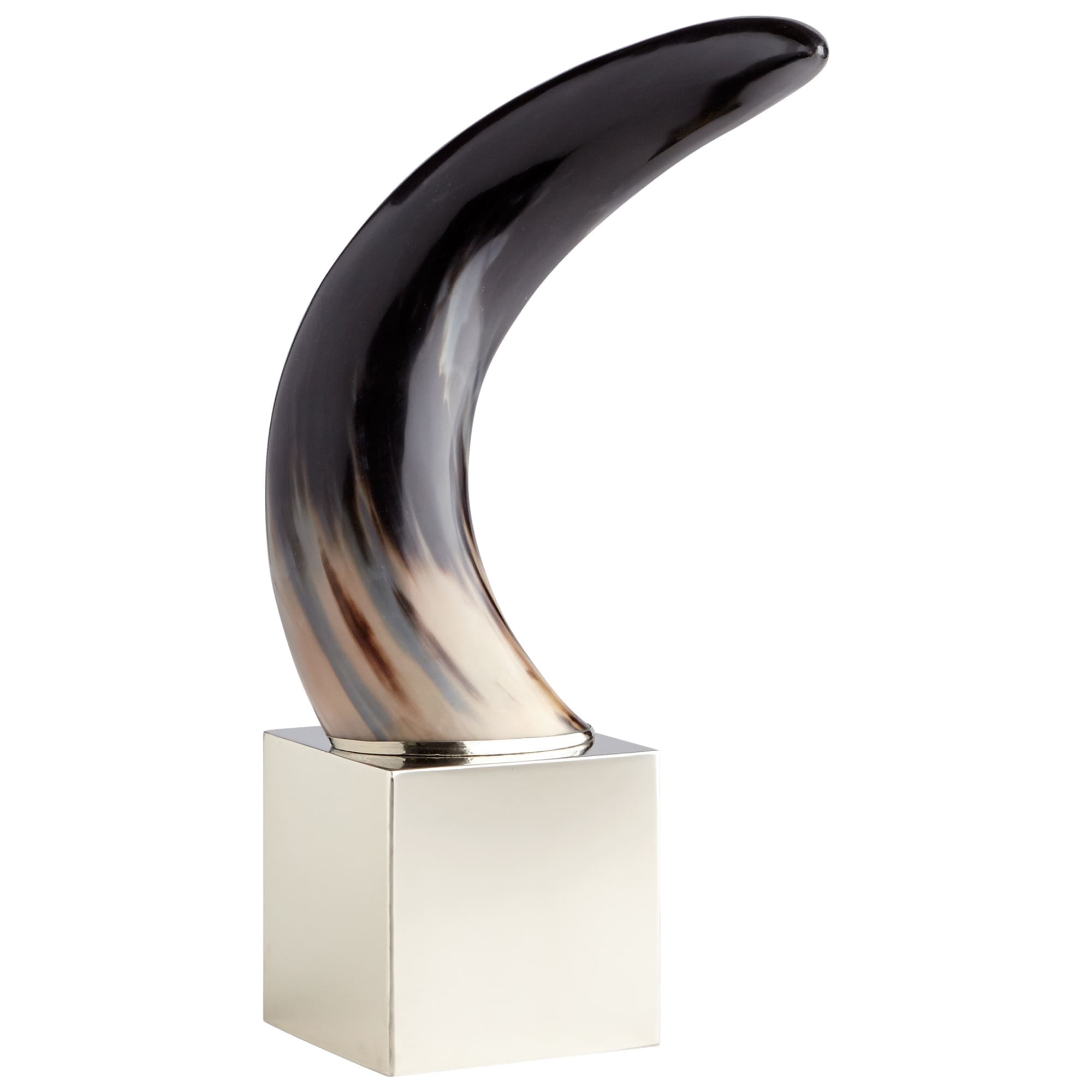 coronet-horn-natural-sculpture-modern-natural-carved-ivory-charcoal-black-moss-manor-CN07047.jpg